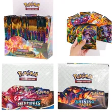Caja potenciadora de cartas de Pokemon, 324 Uds., TCG: Dark Ablaze Evolution, juego de colección de cartas, juguete para regalo