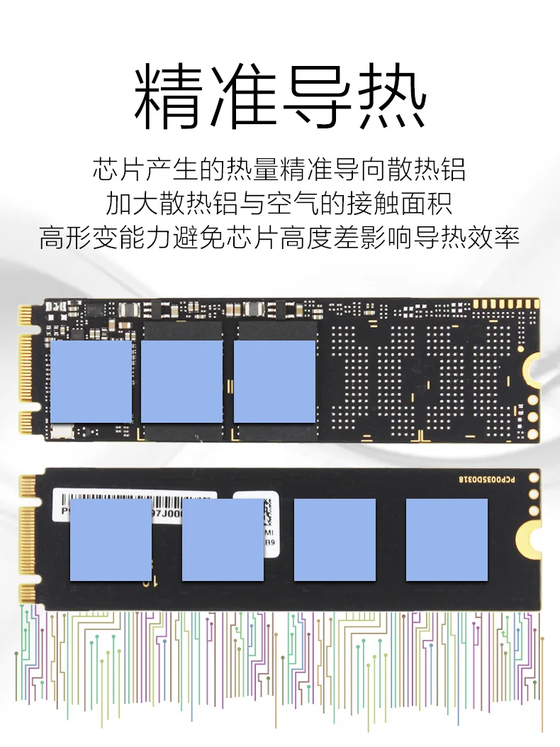 JEYI охлаждающий военный корабль штормовой вентилятор NVME NGFF M.2 радиатор ssd алюминиевый лист теплопроводность Кремниевая пластина охлаждающий вентилятор Радиатор