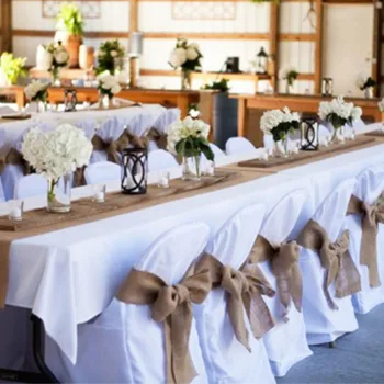 

5 Pcs/Pack New Style Adjustable Bow Tie Ribbon Bands Decorative Chair Sashes Accessory Banquet Seat Decoration Sashes Wedding