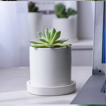 

1 Set Ceramic Pots Exquisite Useful Delicate Garden Decorations Mini Pots Flower Pots Fleshy Pots for Garden Home Bedroom