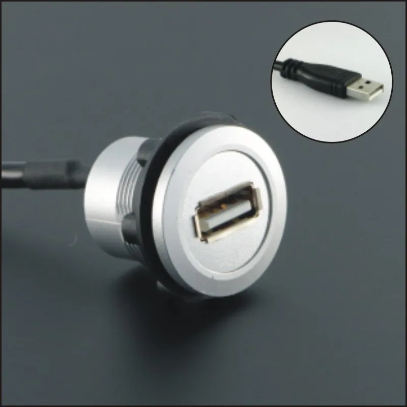 USB2.0 SILVER with 60cm cable plastic