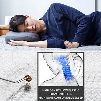 

Deep Sleep Addiction 3D Pillow Ergonomic Washable Travel Neck Pillows Head Rest Sleep Cushion With Micro Airballs Filling