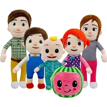 

15-30cm Cocomelon toys Plush Toy Cartoon Tv Series Family Cocomelon Jj Family Sister Brother Mom And Dad Toy Dall Kids Gift