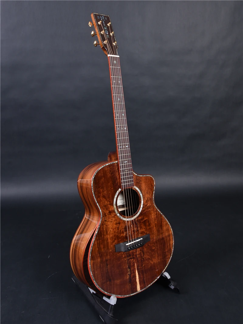 Himor HM 760GSC GC cut way solid santos rosewood Акустическая гитара, акустическая электрогитара s