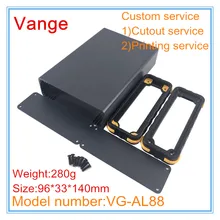 1 шт./лот продукт металлические распределительные коробки 96*33*140 мм 6063-T5 Алюминий пластмассовый корпус прибора Чехлы «сделай сам» для наложения оболочки проводов разъем