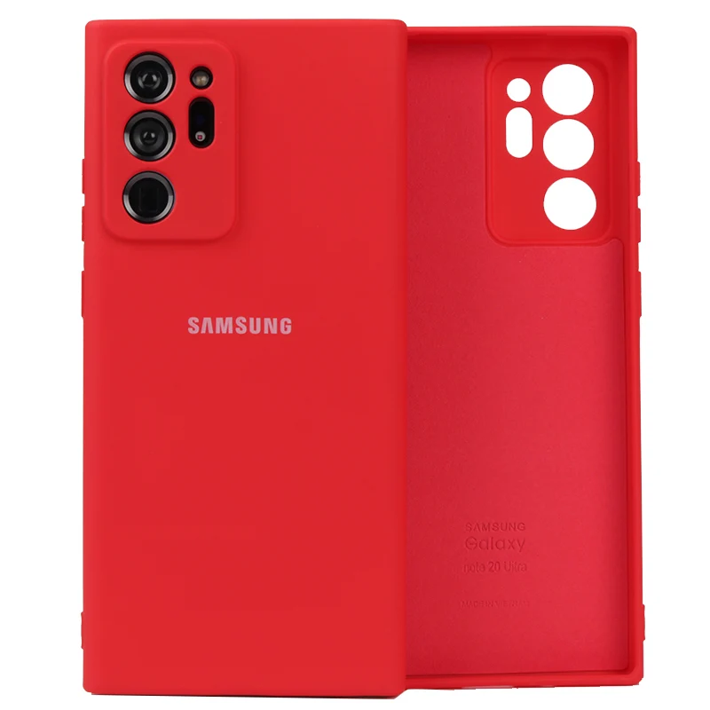 Samsung Galaxy Note 20 Ultra 5G Case Camera Protection Soft Silicone Cover Silky Touch Protective Shell Note20 Note20 Ultra mobile pouch Cases & Covers
