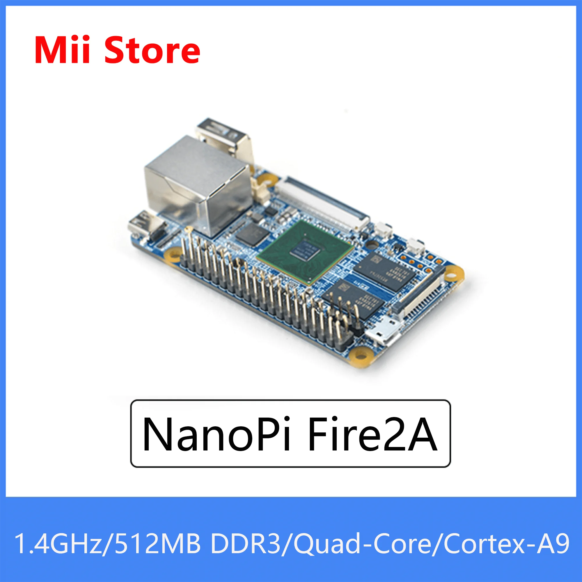 Scheda Di Sviluppo Super Minuscola Nanopi Fire2A S5P4418 1.4Ghz 512Mb Ddr3 Quad-Core Cortex-A9 Debian