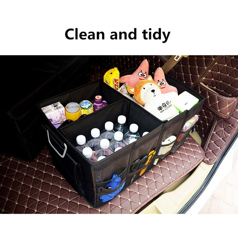 Органайзер для багажника автомобиля Oxford, складная переносная сумка для хранения инструментов, многофункциональные органайзеры для еды, Авто Складная Коробка для хранения