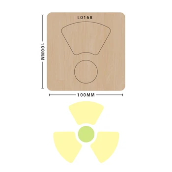 

Logo knife mold mold wood mold decoration, model L0168, suitable for common die cutting machines on the market