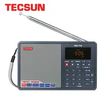 TECSUN ICR-110 FM/AM радио TF карта MP3-плеер рекордер радио FM: 64-108 МГц/AM: 520-1710 кГц FM/AM интернет портативное радио