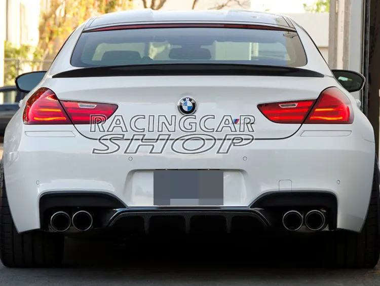M Sport Style Real Carbon Fiber Trunk Spoiler for BMW F13 F06 6-Series 640i 650i M6 Grand Coupe 2012UP