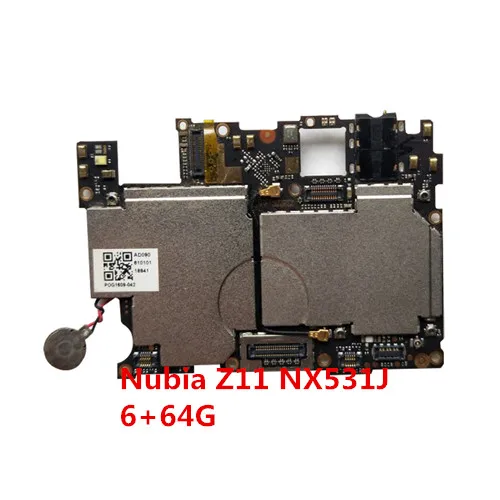 Б/у оригинальная материнская плата для zte Nubia Z11 mini S Z11mini MiniS NX529J NX531J NX549J материнская плата - Цвет: Z11 NX531J 6GB 64GB