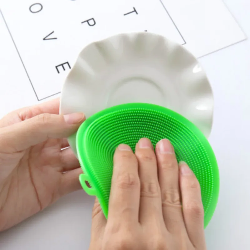 

1pcs Magic Cleaning Brushes Silicone Cleaning Sponge Kitchen Tools Magic Sponge @2