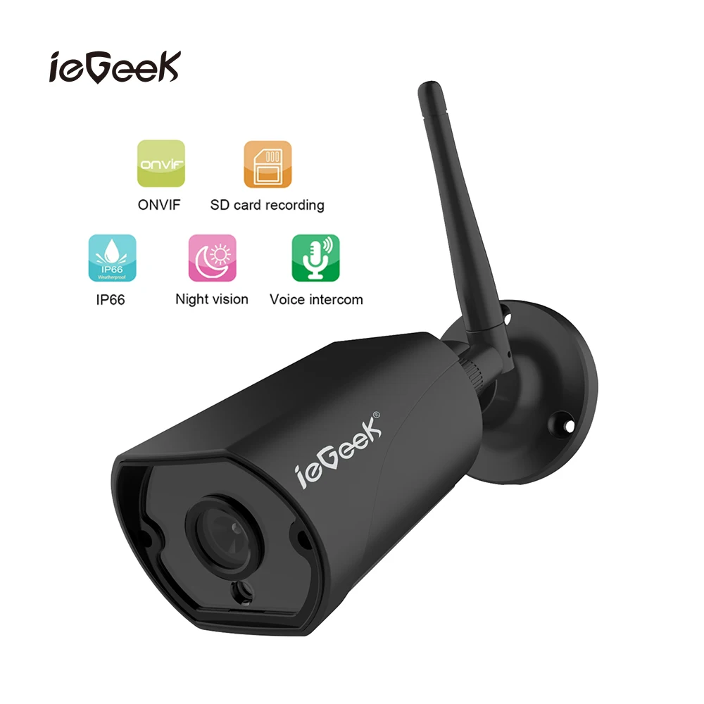 Wi Fi IP камера 1080P HD ночного видения ИК камеры безопасности IP66 Водонепроницаемая