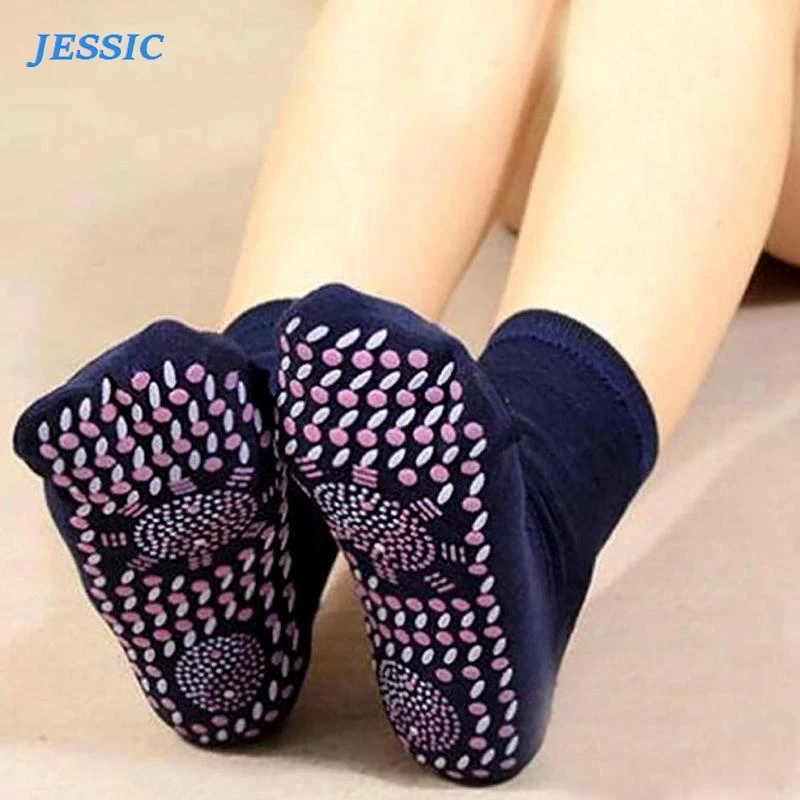 

JESSIC New Self-heating Health Care Socks Tourmaline Magnetic Therapy Comfortable And Breathable Massager Winter Warm Socks