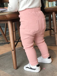 Новинка, леггинсы для маленьких девочек и мальчиков, хлопковые большие штаны из ПП, детские брюки для девочек на весну и осень, модные длинны...