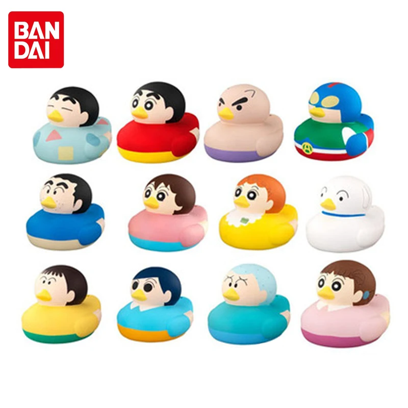 Оригинальные куклы Bandai Crayon Shin-chan Duck моделирующие нохара Хироши химаурай Toru Kazama