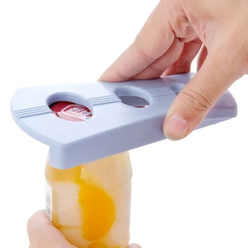 

Can Opener Manual Non-slip Twist Cap Bottle Launcher Opener Lid Screw Jam Bottle Opener Kitchen Gadget new~