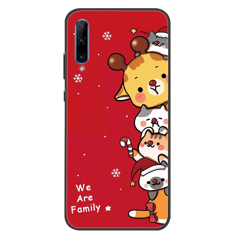 For Huawei Honor 30i LRA-LX1 Case Christmas GIFT NEW YEAR Soft Silicone Cover Fundas For Huawei Honor30i 6.3'' Phone Cases Para silicone case for huawei phone Cases For Huawei