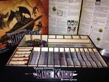 

Organizer Receiving Broken Token Box Wooden Case Compact Storage Box Store Cards Table Board Games For Mage Knight