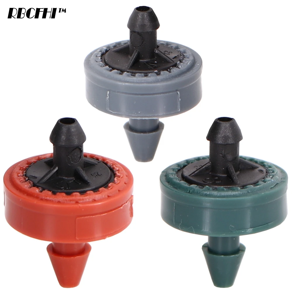 รูปสินค้า 50PCS 2L 4L 8L/H ความดันชดเชย Dropper Agricultura ชลประทาน Emitter สวนหยดสําหรับ 1/4 'ท่อ PE เรือนกระจกรดน้ํา