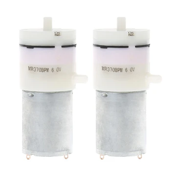 

2x DC 3V-6V 5V 370 Motor Micro Mini Air Pump Vacuum For Aquarium Tank Oxygen