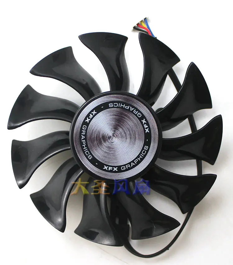 Для XFX HD7870XT Ggraphics охлаждение для видеокарты FD9225U12S 12 В 0.48A шаг 39 мм диаметр 85 мм