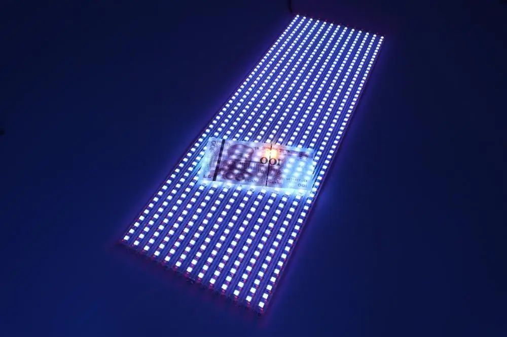 Ballance DC24V 28W 300*13.5*3.5mm 28leds 5050 Ultraviolet Radiation 365NM SMD LED Hard Rigid Strip Fluorescence Test/Exposure
