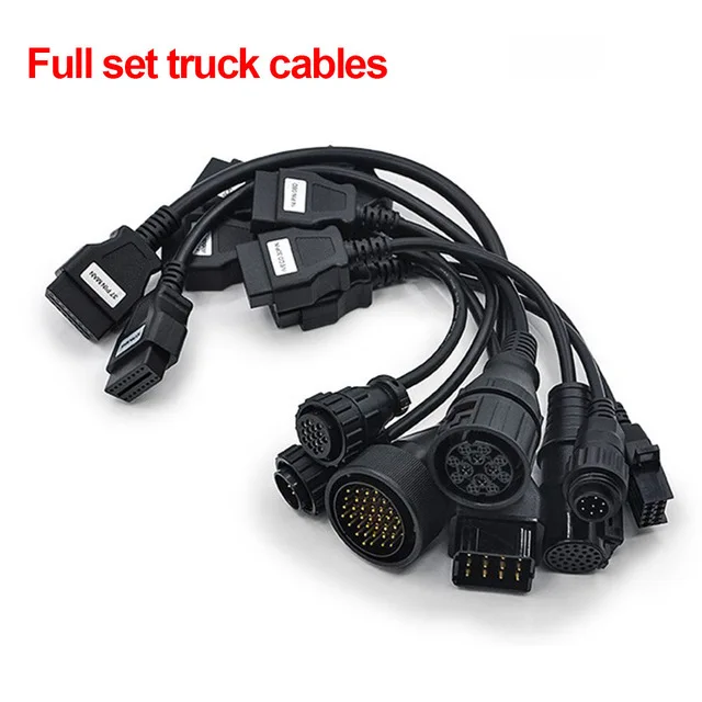 CDP TCS CDP Pro OBD2 Bluetooth V6.0 keygen,00 keygen для автомобилей/грузовиков OBD2 диагностический инструмент obd2 считыватель кодеров как MVD - Цвет: TRUCK CABLE