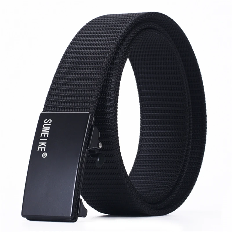 No Hole Full Adjustable Nylon Webbing Belts For Men