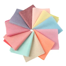 20*34 см 11 шт./компл. сплошной Цвет сверхтонкая ткань с блестками, DIY ручной работы, материалы для создания домашнего текстильные проекты, 1Yc5872