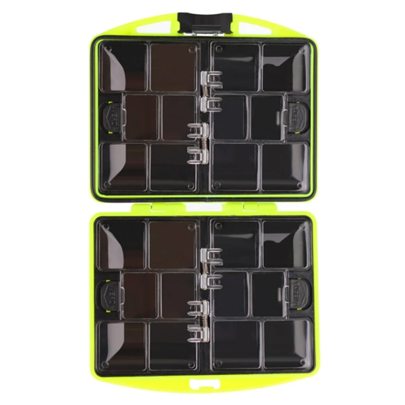 

Fishing Tackle Box For Baits Hooks Fishing Accessories 24 Compartments Storage Spoon Lure Small Plastic Box