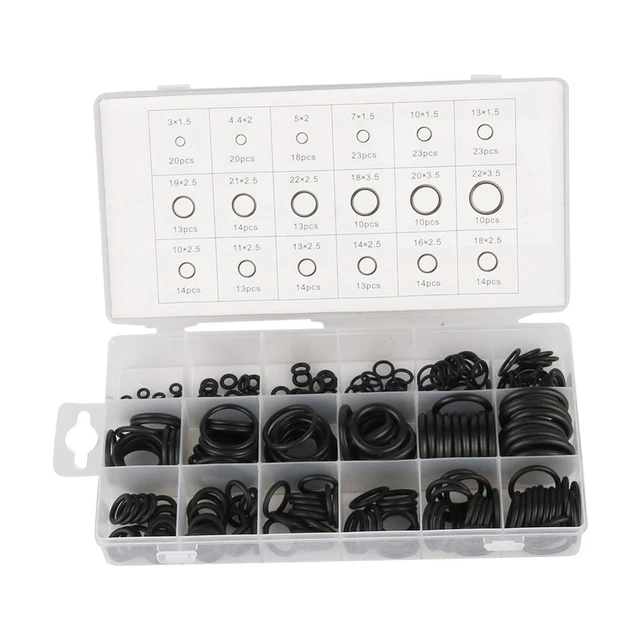 279 Pcs/Box 18 Sizes O-Ring Assortment Kit Metric O Ring Seals