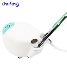 Onnfang набор воздушных компрессоров двойного действия 2cc чашка 0,2 мм Аэрограф краска для тела пистолет для художественного автомобиля Модель торта тату комплект инструментов для маникюра