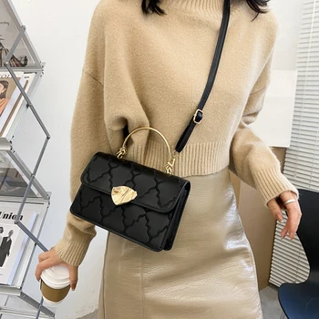 

PU Leather Crossbody Bags Simple Solid Color Summer Lady Shoulder Handbags Female Simple Totes for Women 2020 Trend