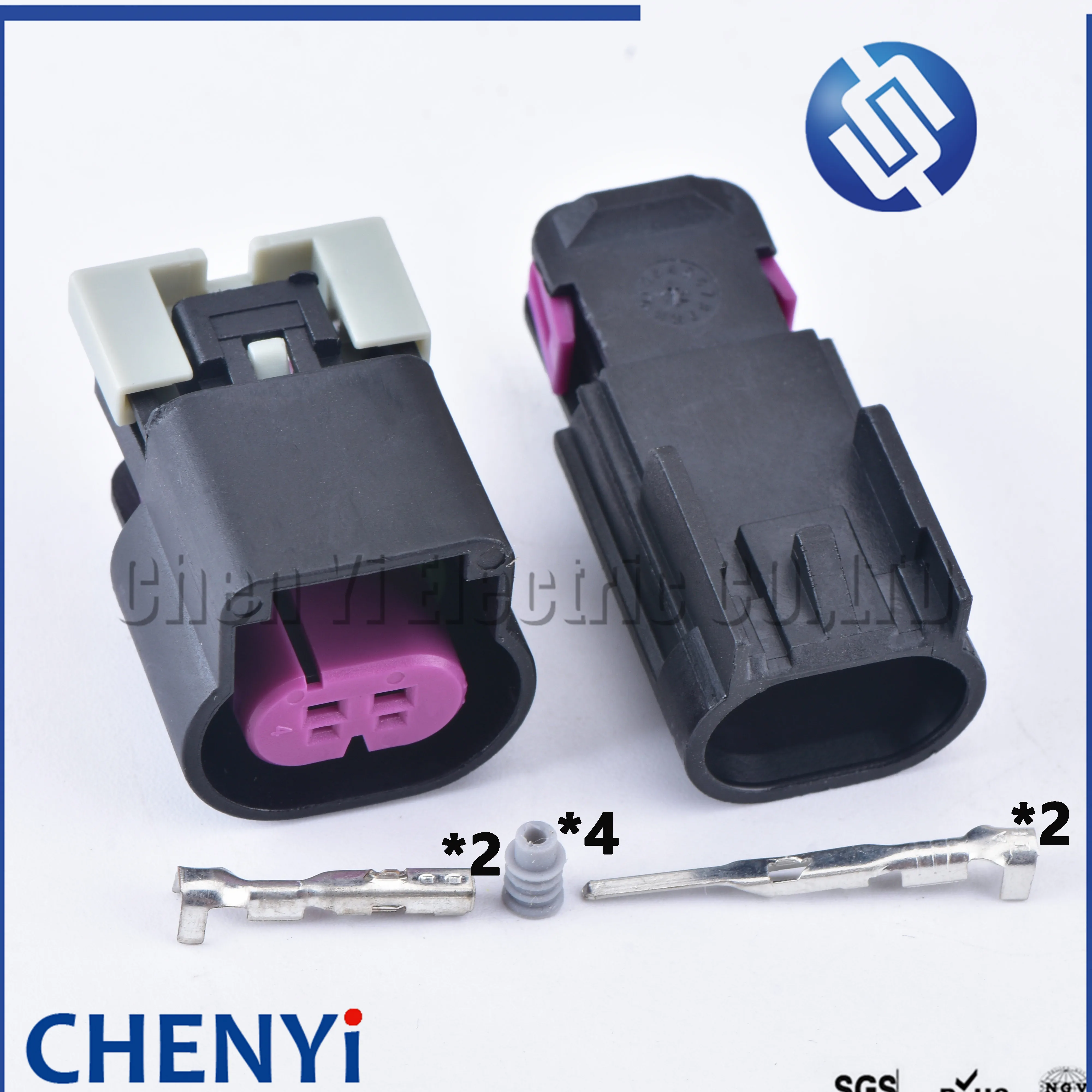 Delphi 2 Pin 1 5 мм гнездо или штекер GT 15326801 13510085 15326806 Автомобильный жгут проводов