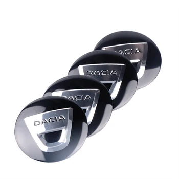 

Auto Accessories 4pcs 56mm Car Tyre Steering Wheel Center Hub Cap metal Sticker decoration For Dacia Sandero MK2 Stepway 2017