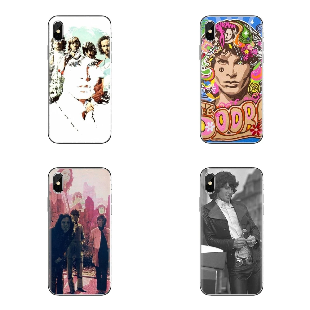 For Sony Xperia Z Z1 Z2 Z3 Z5 compact M2 M4 M5 E3 T3 XA Aqua LG G4 G5 G3 G2 Mini Jim Morrison Rock Band The Doors TPU Shell Case |