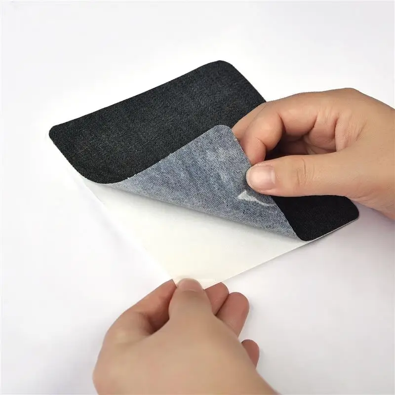 5Pcs Denim Iron on Denim Patches for Clothing Jeans Self Adhesive Repair  Fabric DIY Household Jeans Clothing Repair Jacket Decor - AliExpress