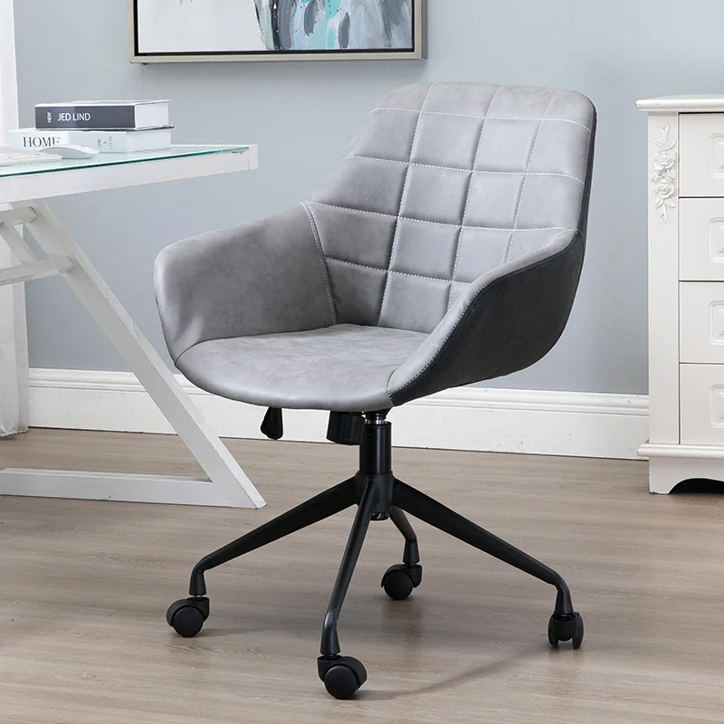 

Guan Qun Northern European-Style Household Library Chair Rotating Adjustable Ergonomic Chair Office Chair Computer Chair