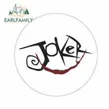 EARLFAMILY 13cm x 13cm for Funny Joker Face Sign Funny Car Stickers RV VAN 3D DIY Fine Decal Oem Bumper Trunk Truck Graphics