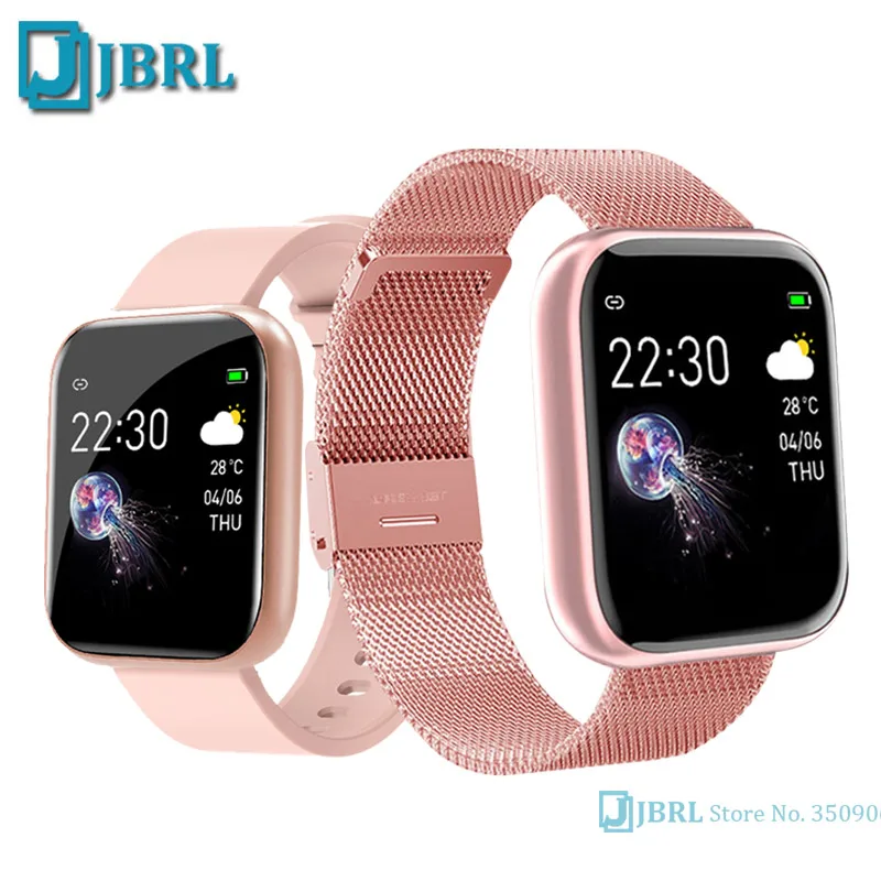 Reloj inteligente para hombre y mujer, pulsera electrónica con rastreador de Fitness, Bluetooth, para Android IOS, novedad de 2021