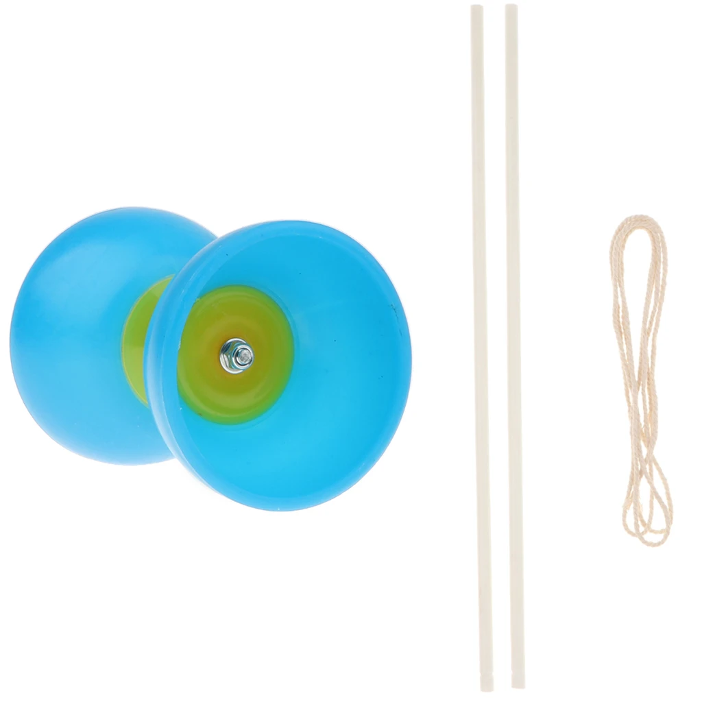 Пластиковая игрушка для жонглирования 1-Bearing Diabolo Yo-yo 2 ручки и 1 струна