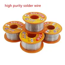0,5/0,6/0,8/1,0mm 50/100g сварочная проволока рулон поток 2.0% 45FT свинцово-оловянные оловянный припой расплава канифольное ядро припой проволока r& d