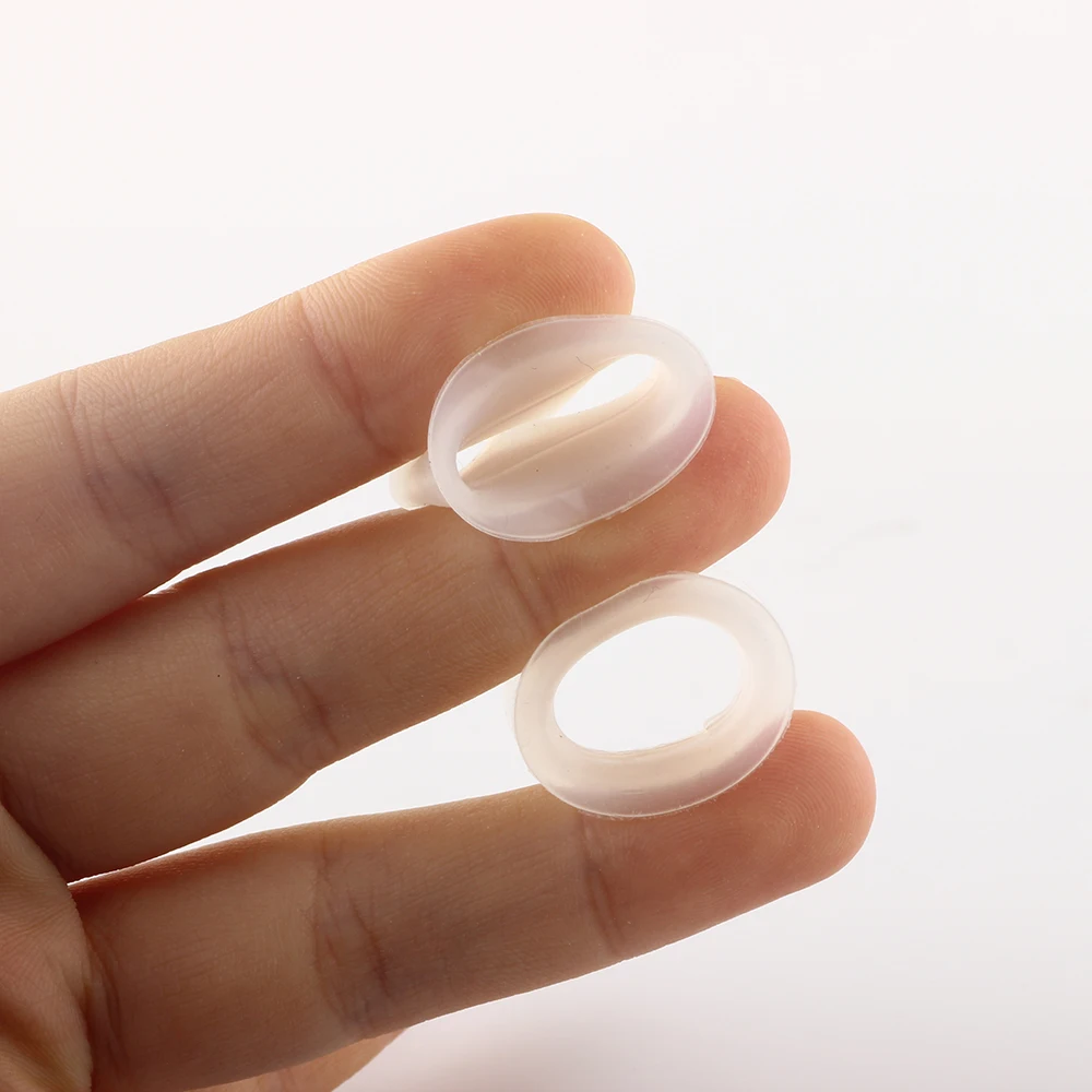 JUNLOWPY Clear Soft Silicone Flesh Tunnel 6g Ear Expander Stretching Earlets 00g Plug Gauges Kit Piercing Cartilage Mix 12 Sizes