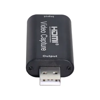 

CY Portable USB 2.0 to HDMI Capture Card Mini Video Recording Box for Game DVD Live Streaming Broadcast