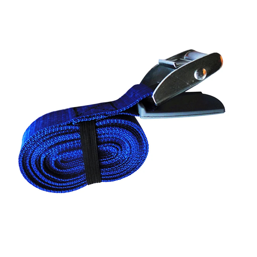 Kayak Tie Down Strap Lash Belt Webbing with Metal Cam Buckle for Surfboard/SUP/Boat/Truck/Roof Rack/Luggage Bag/Cargo/Trailer