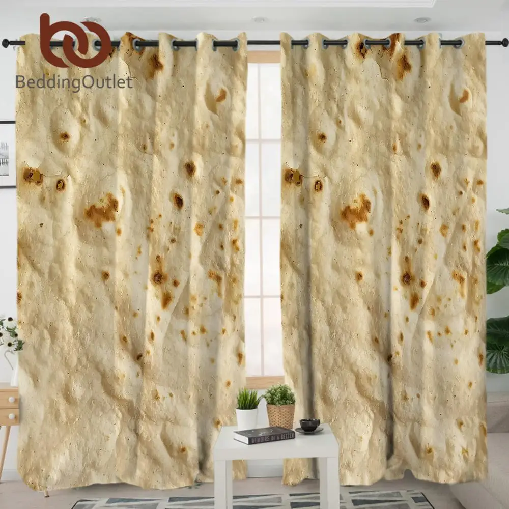 Занавеска BeddingOutlet Burrito для гостиной s занавеска с простым рисунком кукурузной