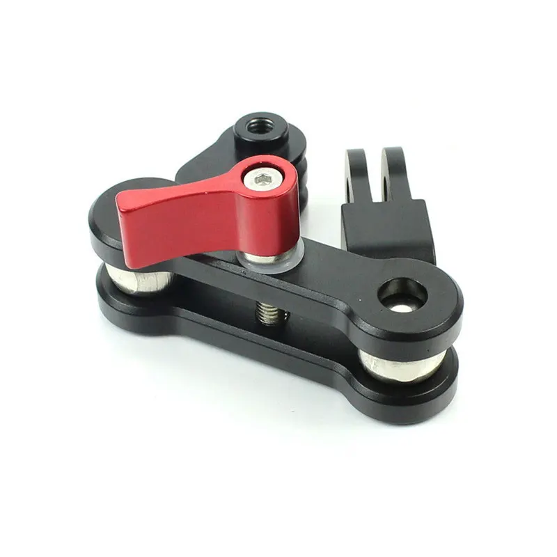 Для DJI OSMO ACTION Gopro аксессуары для спортивной камеры двойной шаровой головкой адаптер 360 градусов вращающийся держатель для фотографии
