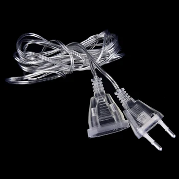 

3M LED lighting S p Extender Transparent Wire for Christmas Led S ng light Indoor Outdoor Garden Decoration